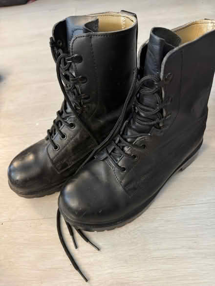 Photo of free Size six cadet boots (E16 Canning Town) #1