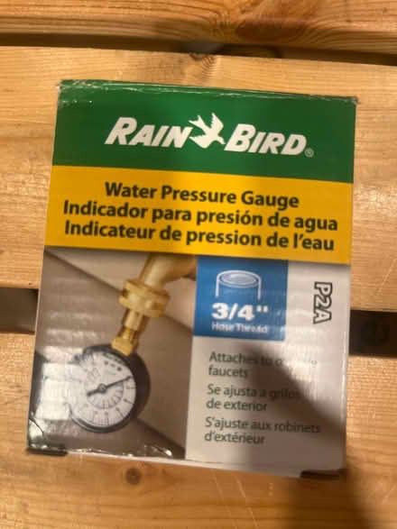 Photo of free Rainbird water pressure gauge (Cleveland Park) #1
