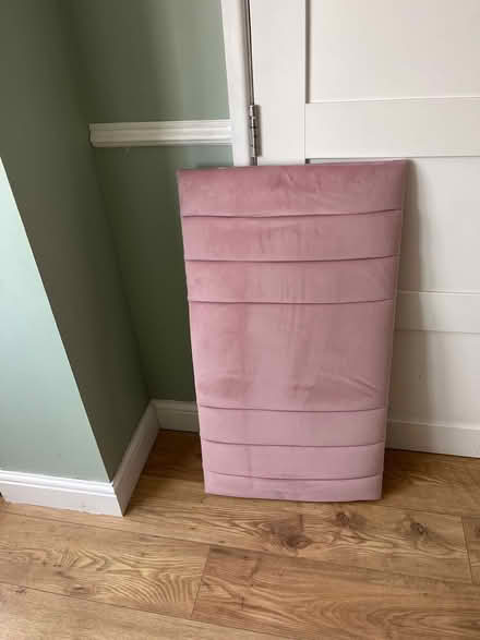 Photo of free Pink head board (Merton OX25) #1