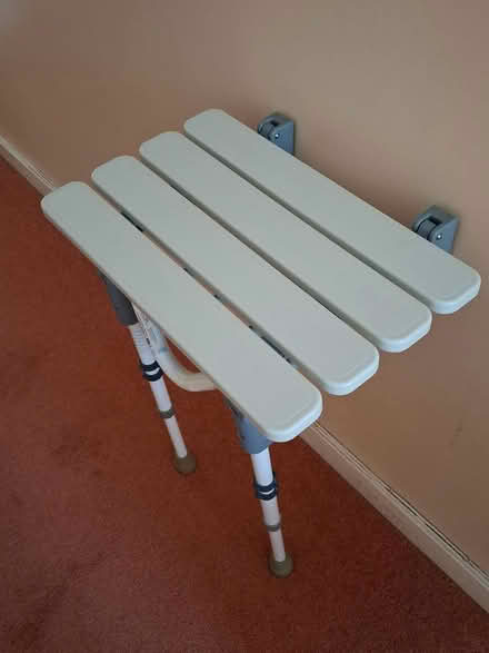 Photo of free Slatted shower seat (Plymouth PL5 3EA) #1