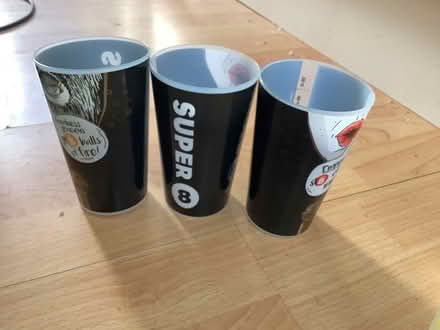 Photo of free 3 plastic super8 tumblers (Brampton S40) #1