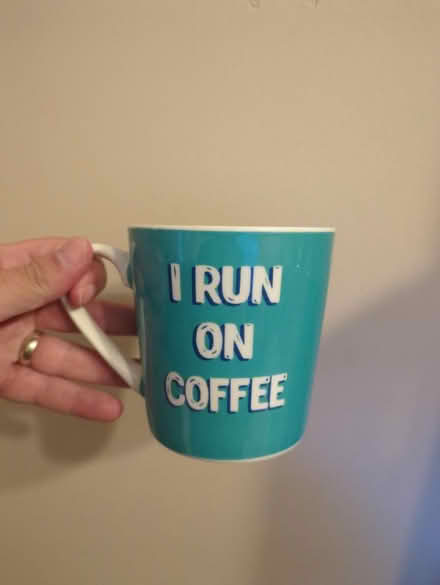 Photo of free I run on coffee mug (Baildon BD17) #1