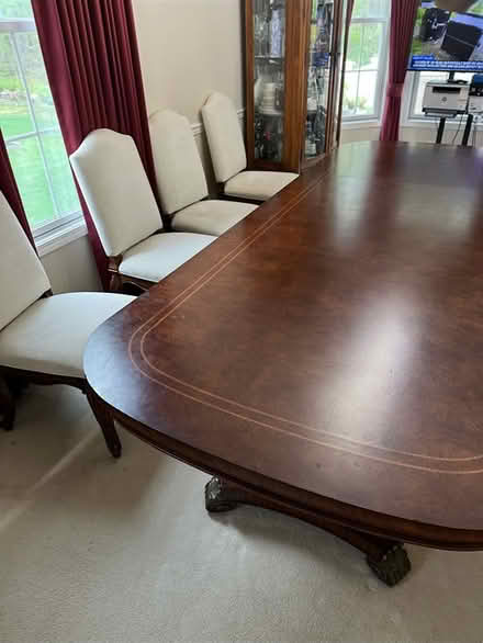 Photo of free Thomasville Dining Table w/chairs (Old Bridge) #3