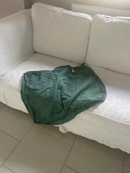 Photo of free Sofas 2 and 3 seaters (Par green) #2