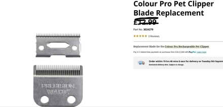 Photo of free Wahl pet clipper blades (used) (Kirkcaldy KY1) #2