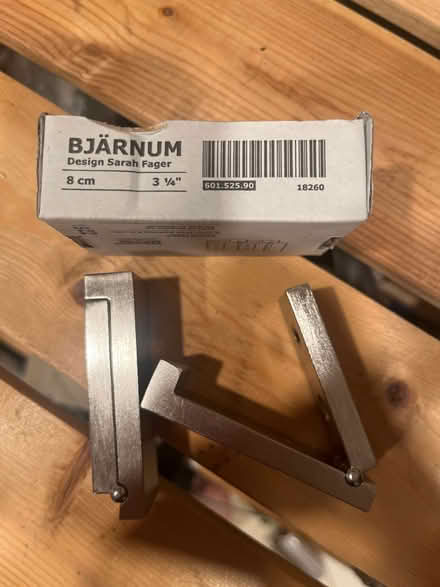 Photo of free IKEA Bjarnum hooks (2) (Cleveland Park) #1