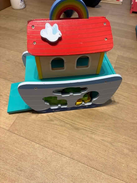Photo of free Wooden Noah’s ark with some animals (Cambridge) #1