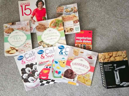 Photo of free Selection of cooking and Baking Books Biscuit Maker (Handforth SK9) #1