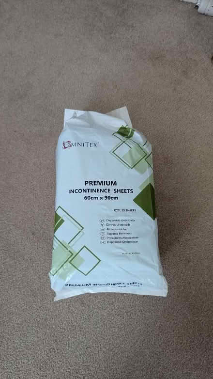 Photo of free Incontinence sheets (Bernards Heath AL1) #1