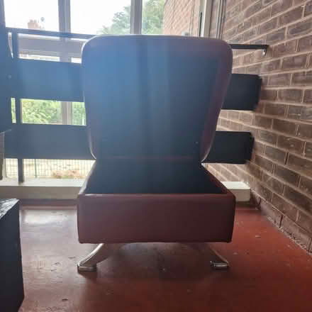 Photo of free Leather stool with storage (Stretford M32) #4