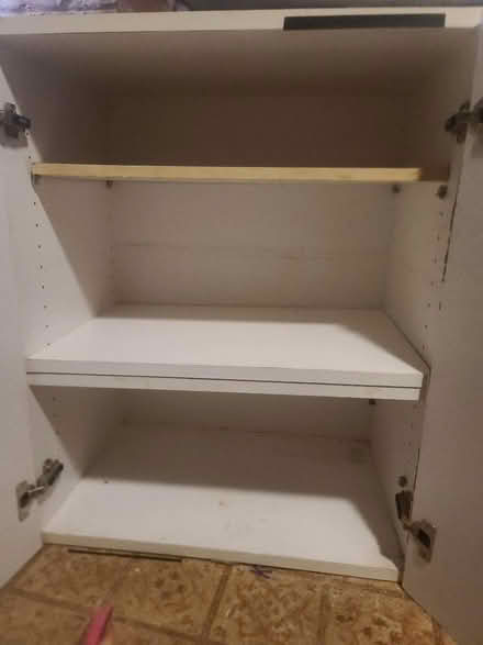 Photo of free Used single white cabinet (Suitland) #4
