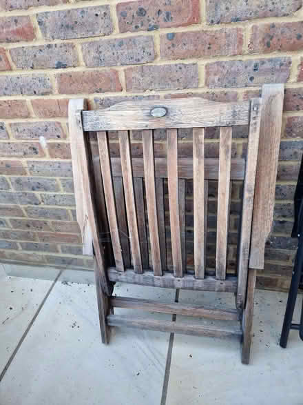 Photo of free Wooden garden chairs, foldable (Tewin AL6) #1