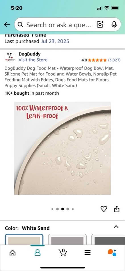 Photo of free Pet food mat (3 Miami Gardens Road 33023) #2