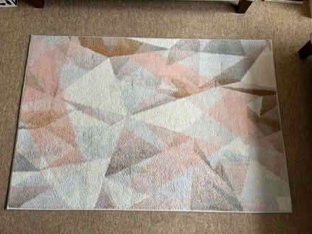 Photo of free Grey, Cream and Light Pink Rug (CT2) #1