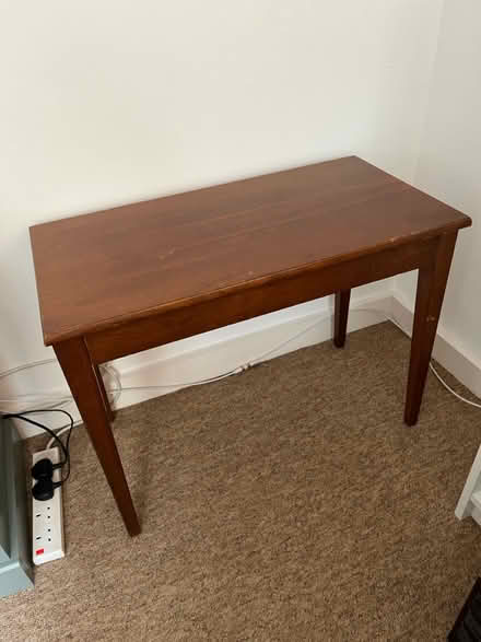 Photo of free Small Dark Wood Storage Table (CT2) #1