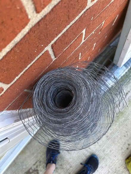 Photo of free Good size roll of chicken wire (Marley) #2