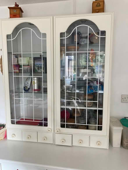 Photo of free Glass front kitchen cabinet available soon (Gosport PO12) #1