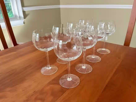 Photo of free Set of 8 wine glasses (Winchester) #2