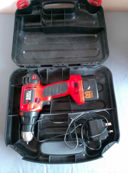 Photo of free Black and Decker 12 volt drill (SS9 West Leigh-on-Sea) #1