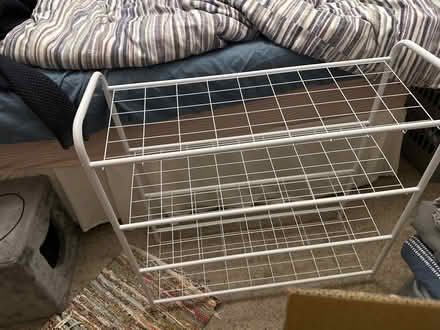 Photo of free Shoe rack shelf 4 tiers (Ashford TW15) #1