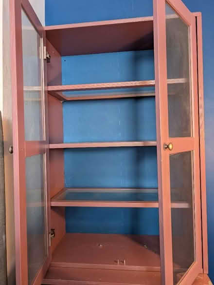 Photo of free Glass cabinet (Armley LS12) #2