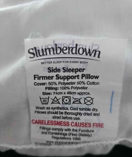 Photo of free Slumber down pillow (Chadderton) #2