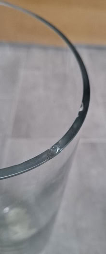 Photo of free Slanted glass vase (Boughton Monchelsea ME17) #4