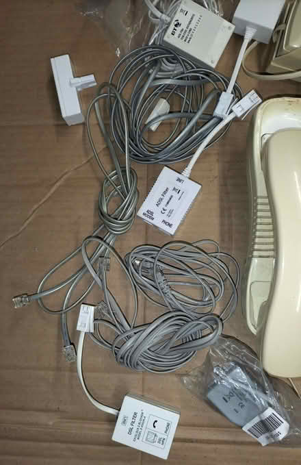 Photo of free Old landline phones and adsl filters, phone extension (Sacriston DH7) #4