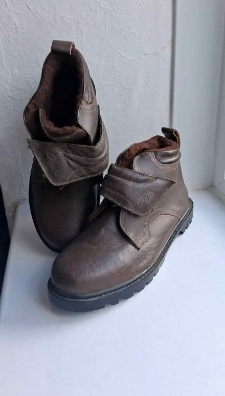 Photo of free A pair of brown mens ankle boots. (Tredegar NP22) #1