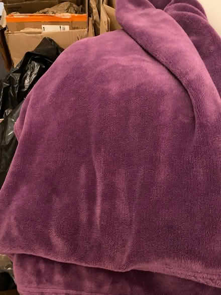 Photo of free Purple blanket (NE DC) #1