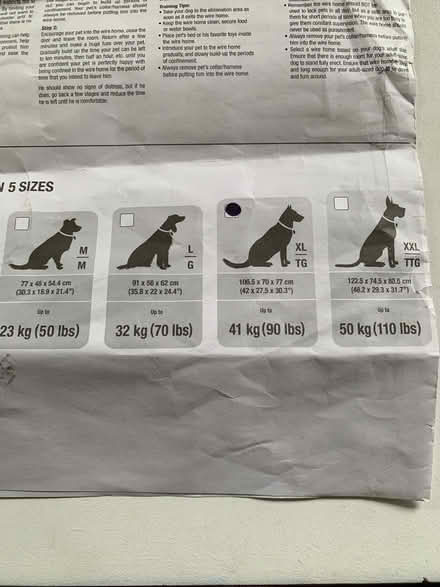 Photo of free Dog / cat wire crate (Whitechurch) #3