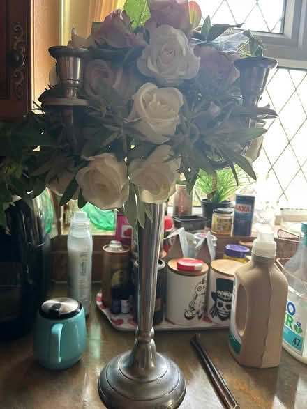 Photo of free Silver candelabra (Oxenhope BD22) #1