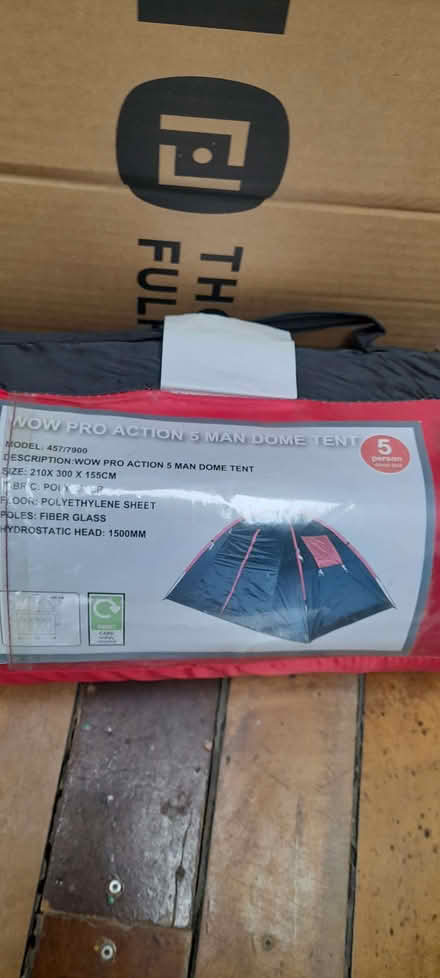 Photo of free Wow Proaction 5 Man Dome Tent (Saughall village CH1) #2