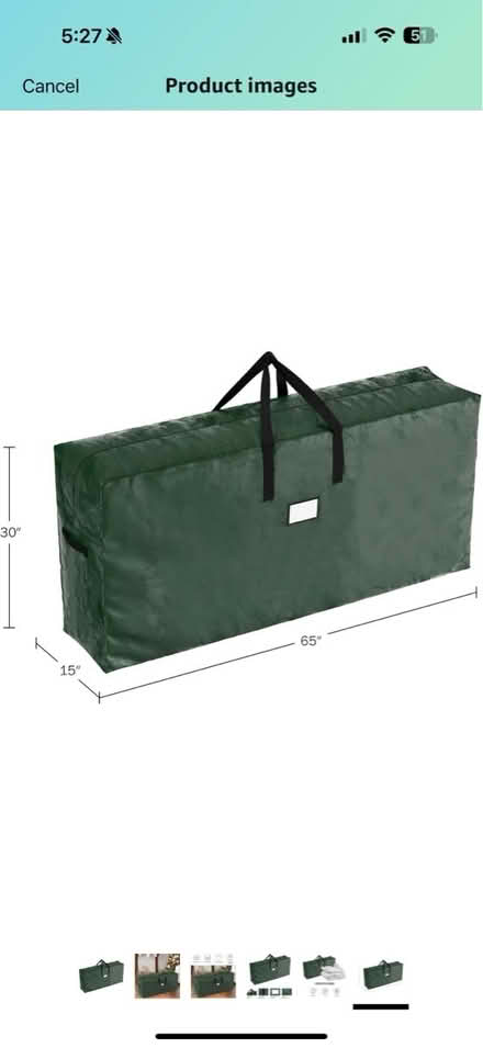 Photo of free Christmas Tree Storage Bag (Somerset) #1