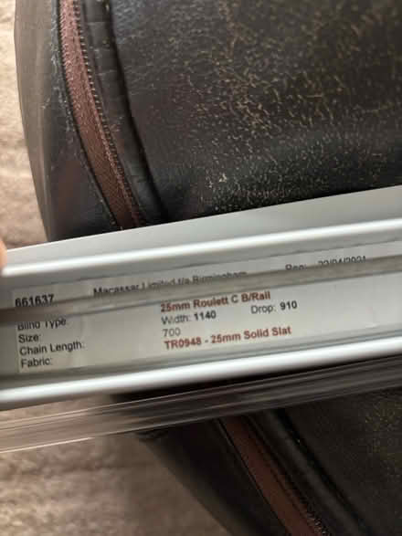Photo of free grey metal blind 1140 x 910 (Knowle B93) #2