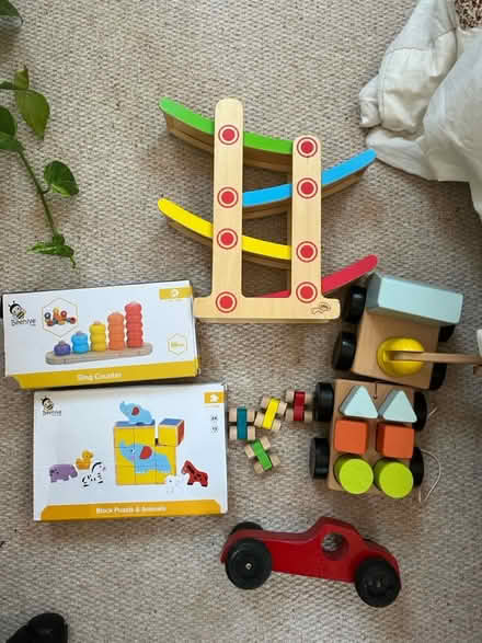 Photo of free Bundle of wooden toddler toys (RH12) #1
