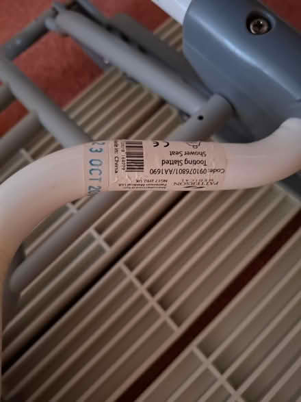 Photo of free Slatted shower seat (Plymouth PL5 3EA) #2