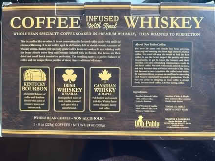 Photo of free Coffee infused with whiskey (TW7) #3