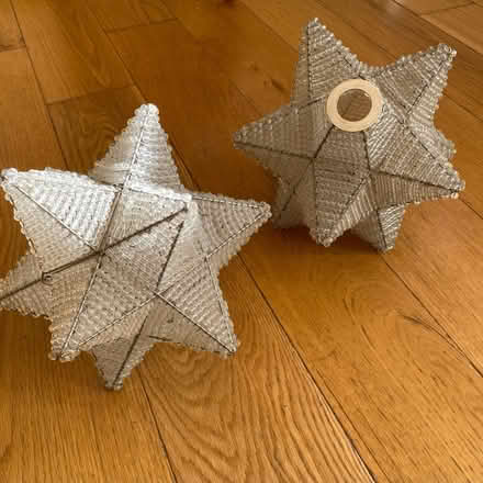 Photo of free Pair of beaded star lampshades (BA2) #1