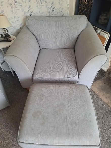 Photo of free Light blue sofa bed and storage (Hallgarth LA9) #2