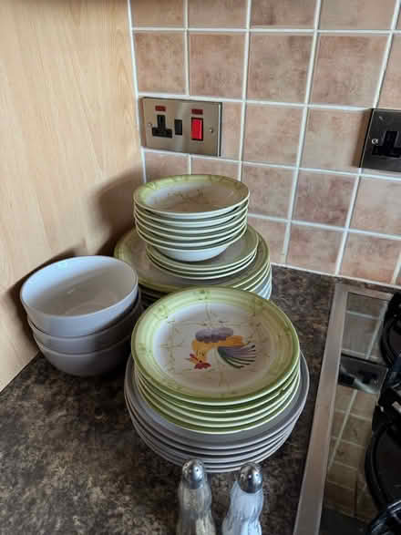 Photo of free Mugs plates bowls and cutlery (Heswall CH60) #1
