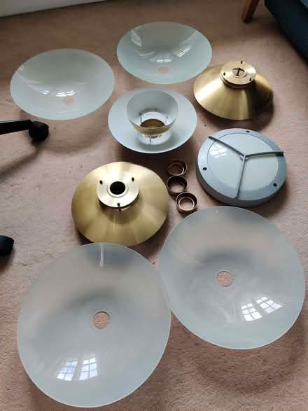 Photo of free Assorted lampshades and light fitting (Temple Fortune NW11) #1