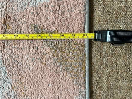 Photo of free Grey, Cream and Light Pink Rug (CT2) #2