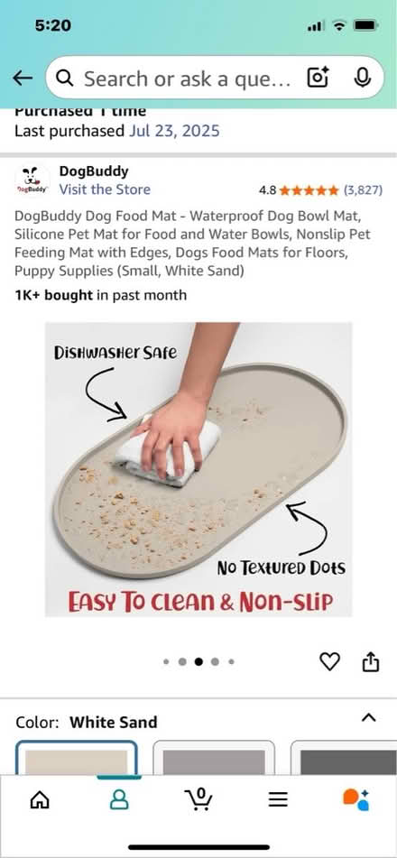 Photo of free Pet food mat (3 Miami Gardens Road 33023) #4