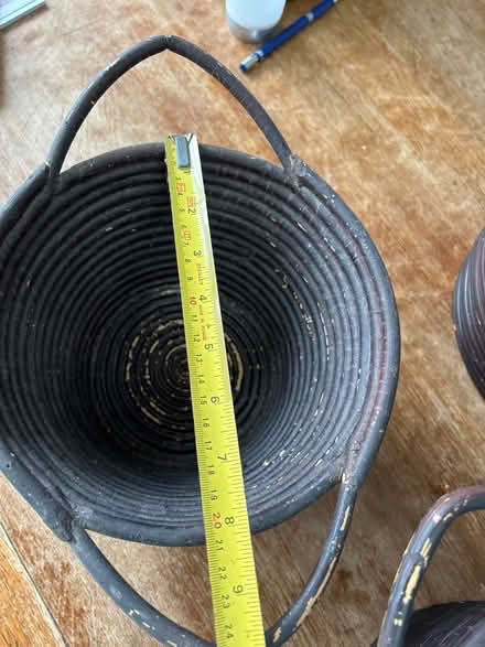 Photo of free Set of three decorative baskets (Royston, by the station (SG8)) #4