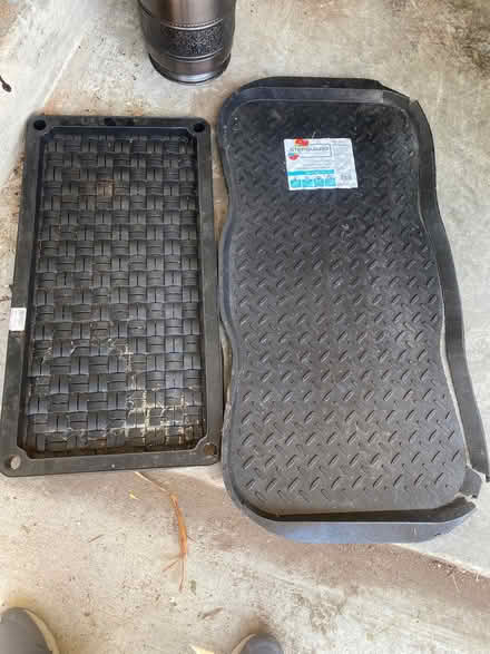 Photo of free Black shoe/boot mats (NE DC) #1