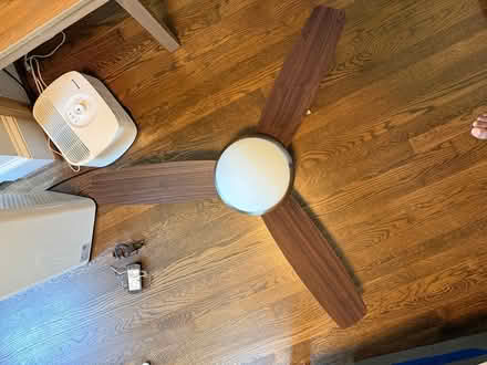 Photo of free Small Ceiling fan with remote (Shepherd Park DC) #1