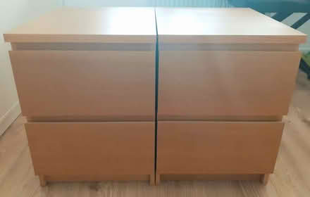 Photo of free IKEA Malm bed frame (with / without bedside tables) (St Just TR19) #2