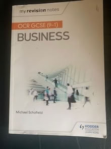 Photo of free GCSE OCR Revision Business Book (Gosforth NE3) #1
