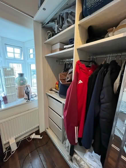 Photo of free Large wardrobe with sliding mirror (Southfields) #1